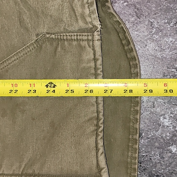 Vintage. Carhartt. USA Components. Zip Vest. Fleece-lined.  Men's size LT - Picture 15 of 16